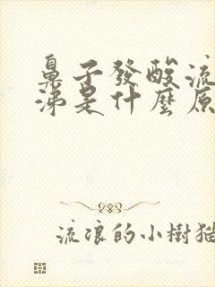 鼻子发酸流清鼻涕是什么原因