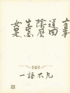 女生阴道有臭味是怎么回事