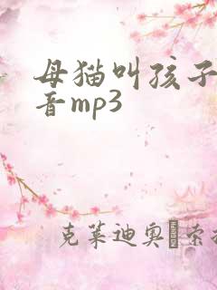 母猫叫孩子的声音mp3