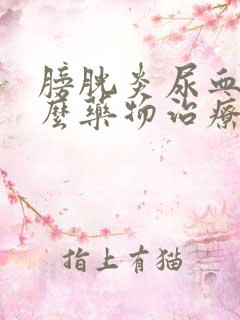 膀胱炎尿血吃什么药物治疗