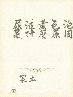 尿液黄色泡沫多是什么原因啊