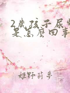 2岁孩子尿频繁是怎么回事