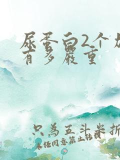 尿蛋白2个加号有多严重