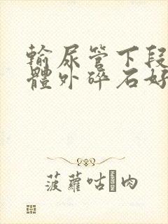 输尿管下段结石体外碎石好吗