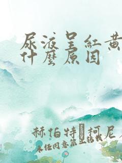 尿液呈红黄色是什么原因