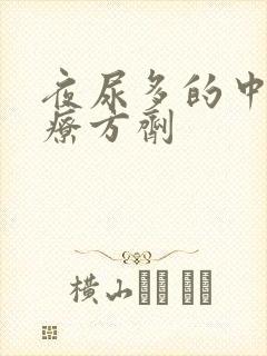 夜尿多的中药治疗方剂