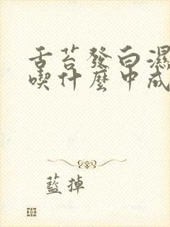 舌苔发白湿气重吃什么中成药