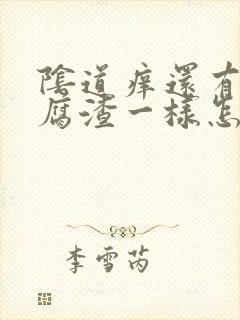 阴道痒还有像豆腐渣一样怎么办