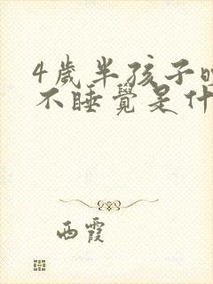 4岁半孩子晚上不睡觉是什么原因