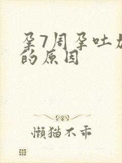 孕7周孕吐加重的原因