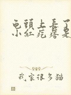 龟头上长了一个小红疙瘩是怎么回事