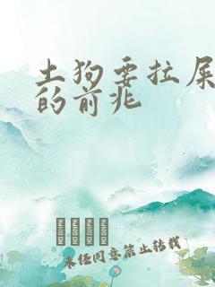 土狗要拉屎拉尿的前兆