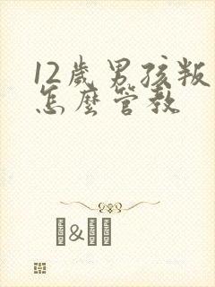 12岁男孩叛逆怎么管教