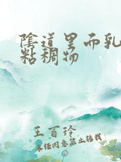 阴道里面乳白色粘稠物