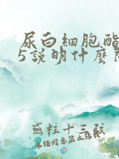 尿白细胞酯酶75说明什么问题