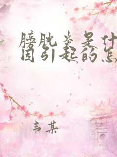 膀胱炎是什么原因引起的怎么治