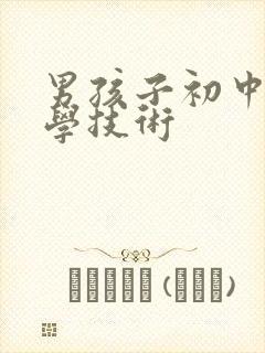 男孩子初中毕业学技术