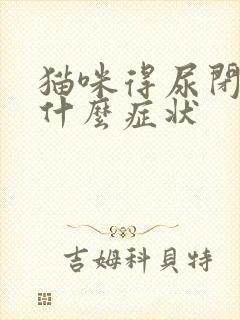 猫咪得尿闭症是什么症状