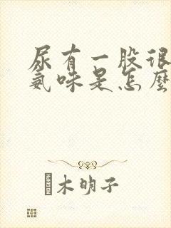 尿有一股很重的氨味是怎么回事