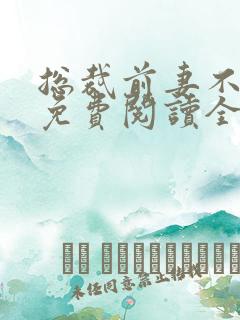 总裁前妻不准逃免费阅读全文