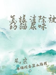 怎样消除被子上的猫尿味