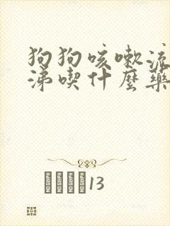 狗狗咳嗽流黄鼻涕吃什么药好得快