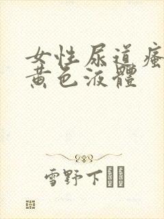 女性尿道瘙痒有黄色液体