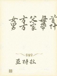 女方父母首次到男方家带什么礼物