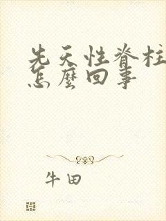 先天性脊柱裂是怎么回事