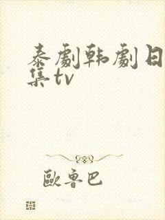 泰剧韩剧日剧剧集tv