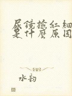 尿镜检红细胞高是什么原因