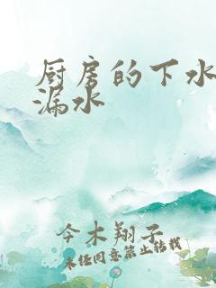 厨房的下水管道漏水