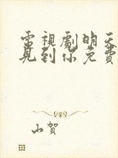 电视剧明天也想见到你免费播放