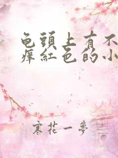 龟头上有不疼不痒红色的小痘痘