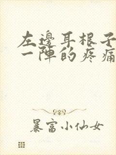 左边耳根子一阵一阵的疼痛