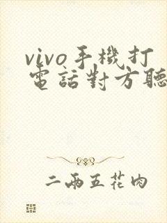 vivo手机打电话对方听不见我声音咋回事