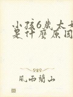 小孩6岁太好动是什么原因