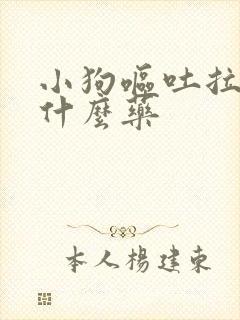 小狗呕吐拉血吃什么药