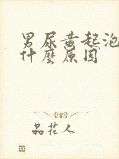 男尿黄起泡沫是什么原因