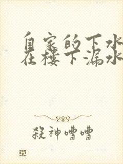 自家的下水管道在楼下漏水,谁的责任