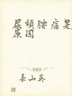 尿频腰痛是什么原因