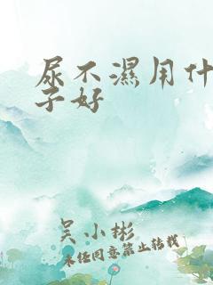 尿不湿用什么牌子好