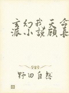 玄幻我天命大反派小说顾长歌