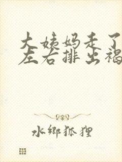 大姨妈走了十天左右排出褐色