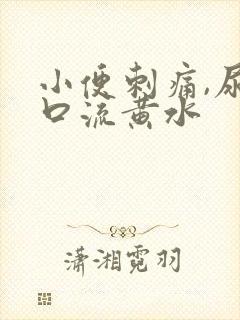 小便刺痛,尿道口流黄水