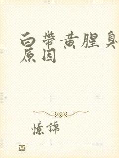 白带黄腥臭什么原因