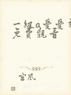 一级a爱爱视频免费观看