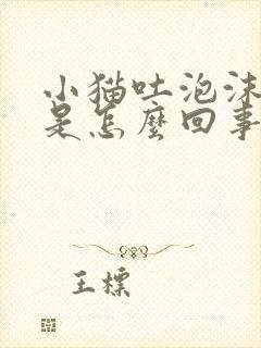 小猫吐泡沫口水是怎么回事