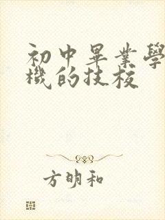 初中毕业学计算机的技校