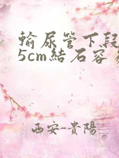 输尿管下段0.5cm结石容易排出吗